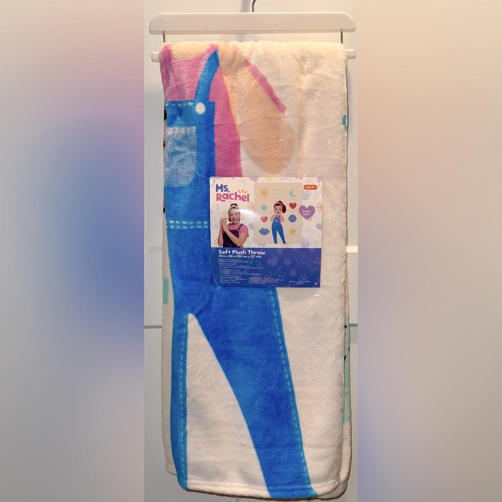 Ms. Rachel Soft Plush Blanket🩷